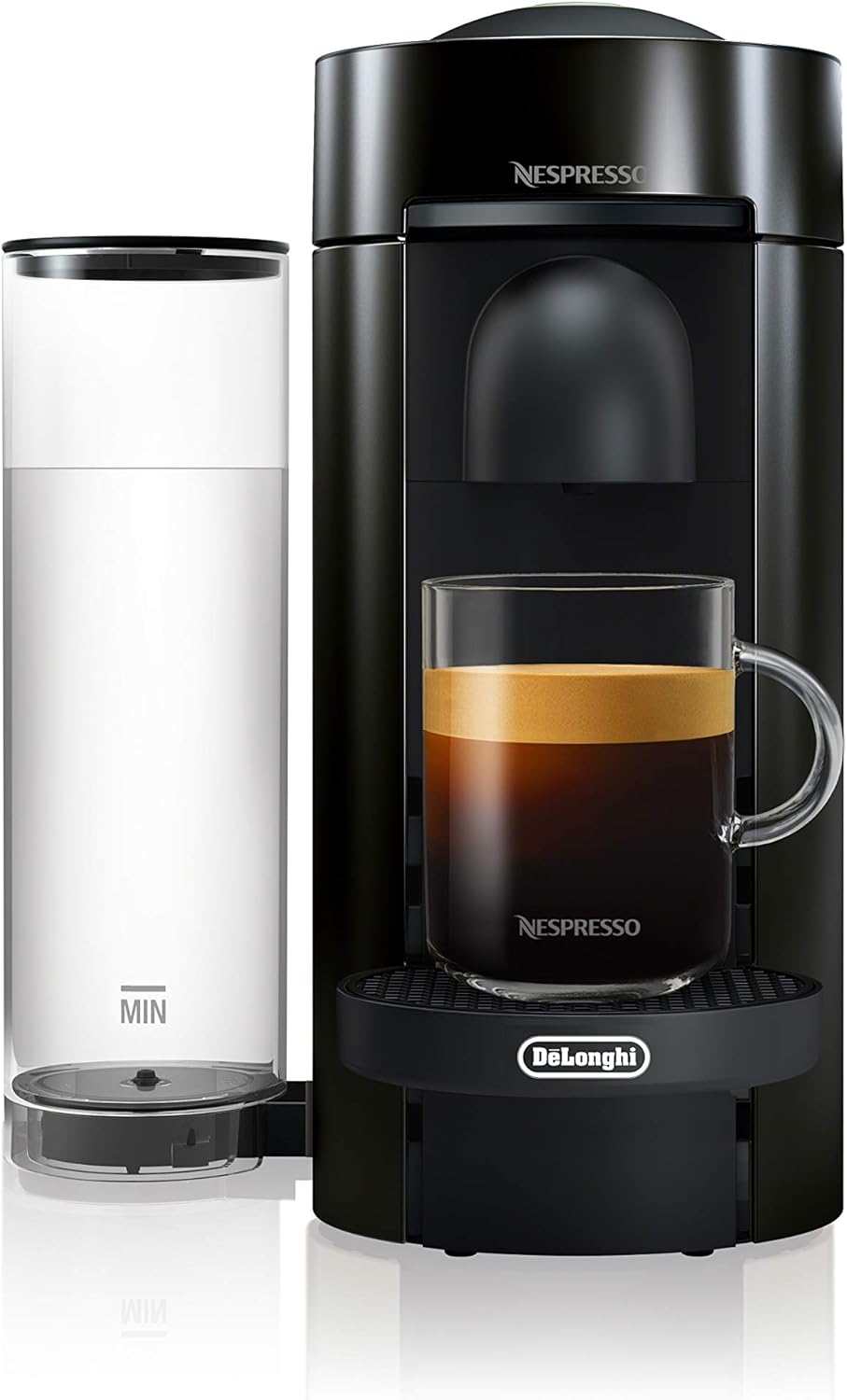 Nespresso Vertuo Plus Coffee and Espresso Maker By De'Longhi, Ink Black