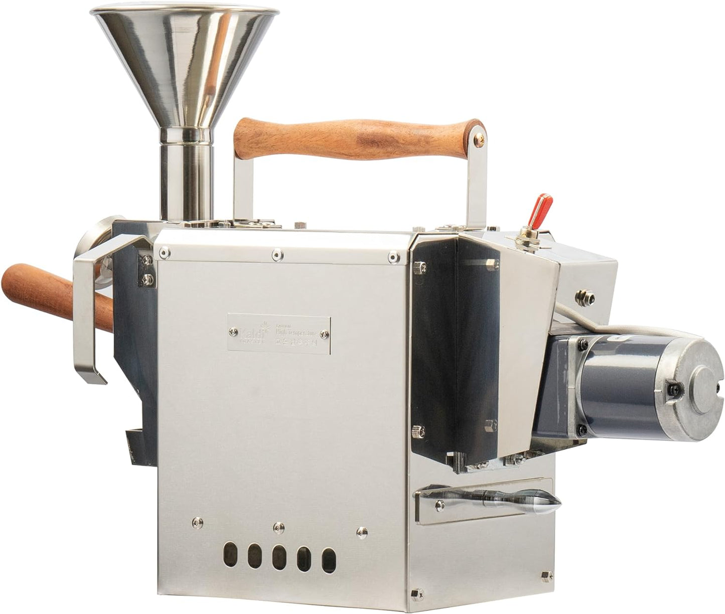 KALDI WIDE Home Coffee Gas Roaster - 300g Capacity with Full Package Accessories. Gas burner required, No thermocouples supported.