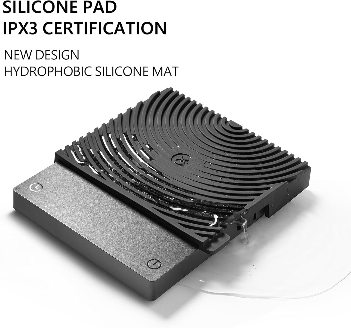 TIMEMORE Basic Mini Coffee Scale, Multifunction Electronic Espresso Scale, Weigh Digital Drip Cone Scale with Timer, Ultra Thin and LightMini Digital Food Kitchen Scale for Baking, Cooking