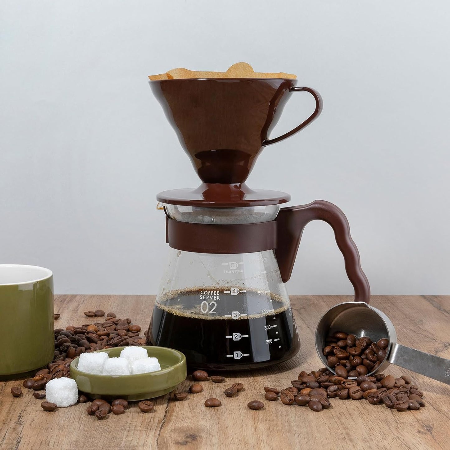 HARFINGTON 2pcs Coffee Scoop Spoon 2tbsp (6tsp, 30ml) 304 Stainless Steel Long Handle Teaspoon/Tablespoon Measuring Spoons Scoops for Tea Sugar Kitchen, Multicolor