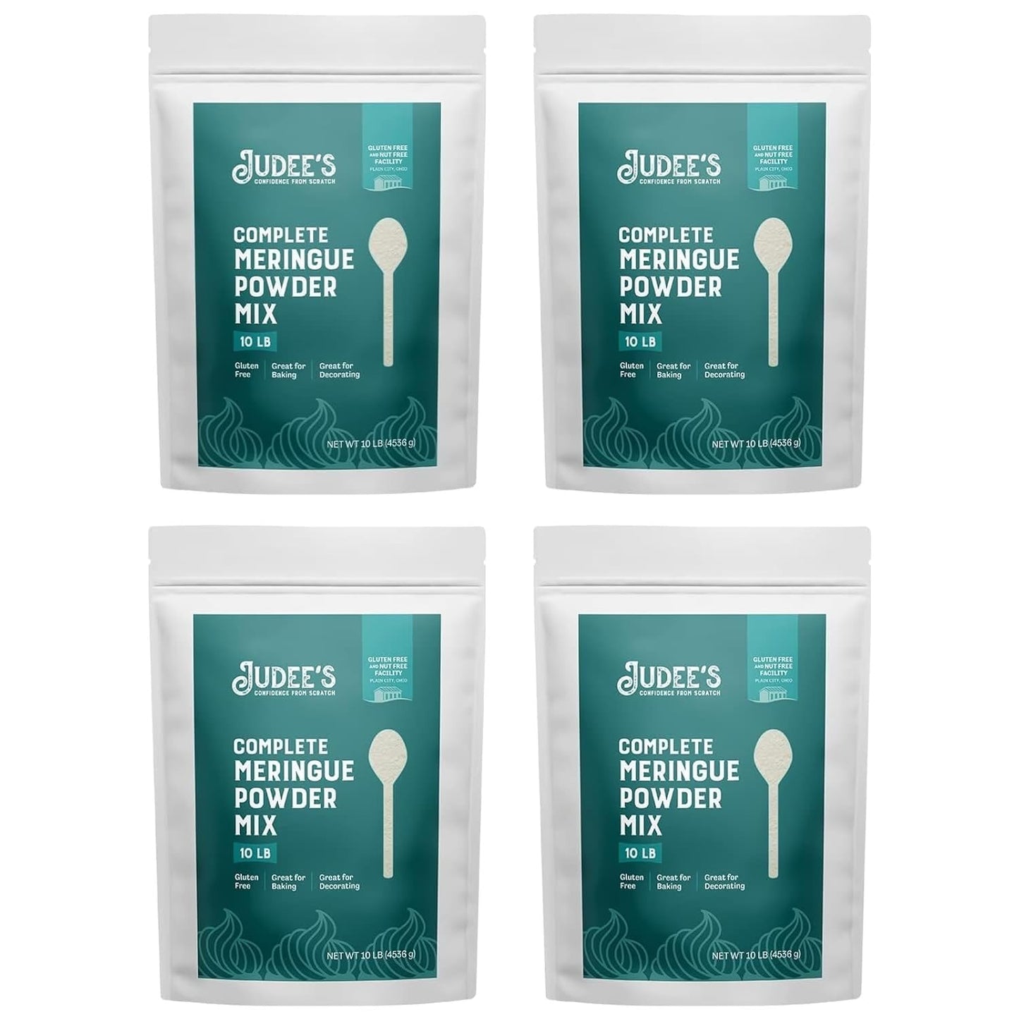 Judee's Gluten Free Meringue Powder Mix 40lb - No Preservatives, Non-GMO Gluten-Free & Nut-Free - Made in USA - Make Meringue Cookies, Pies, Frosting, and Royal Icing