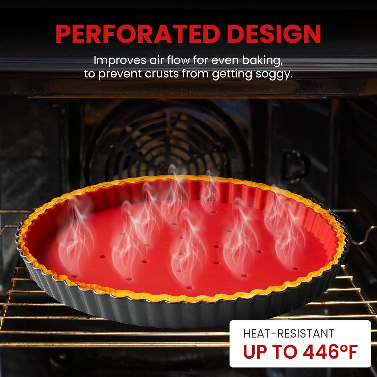 Pie Weights for Blind Baking 9" Tart Pan,Silicone Pie Weight for Baking Crust,Reusable Pies Crust Weights – for Pies/Tart/Quich– Food-Safe,Dishwasher Safe – Designed Exclusively for 9 in. Tart Pan