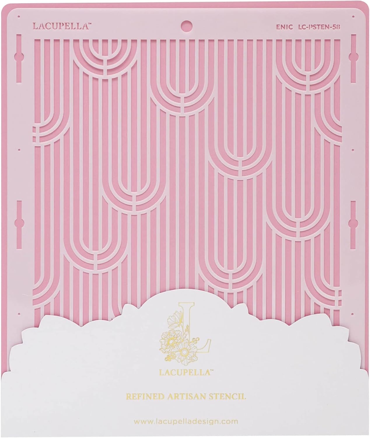 Large Cake Decorating Stencil (ENIC) Art Deco Pattern