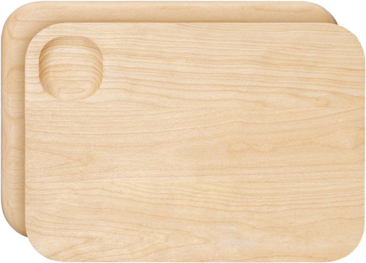 Caraway Cutting Board - Small (10 x 7”) - Double Sided Wood Cutting Board - Made From FSC-Certified Birch Wood - Food-Safe Mineral Oil & Wax Finish
