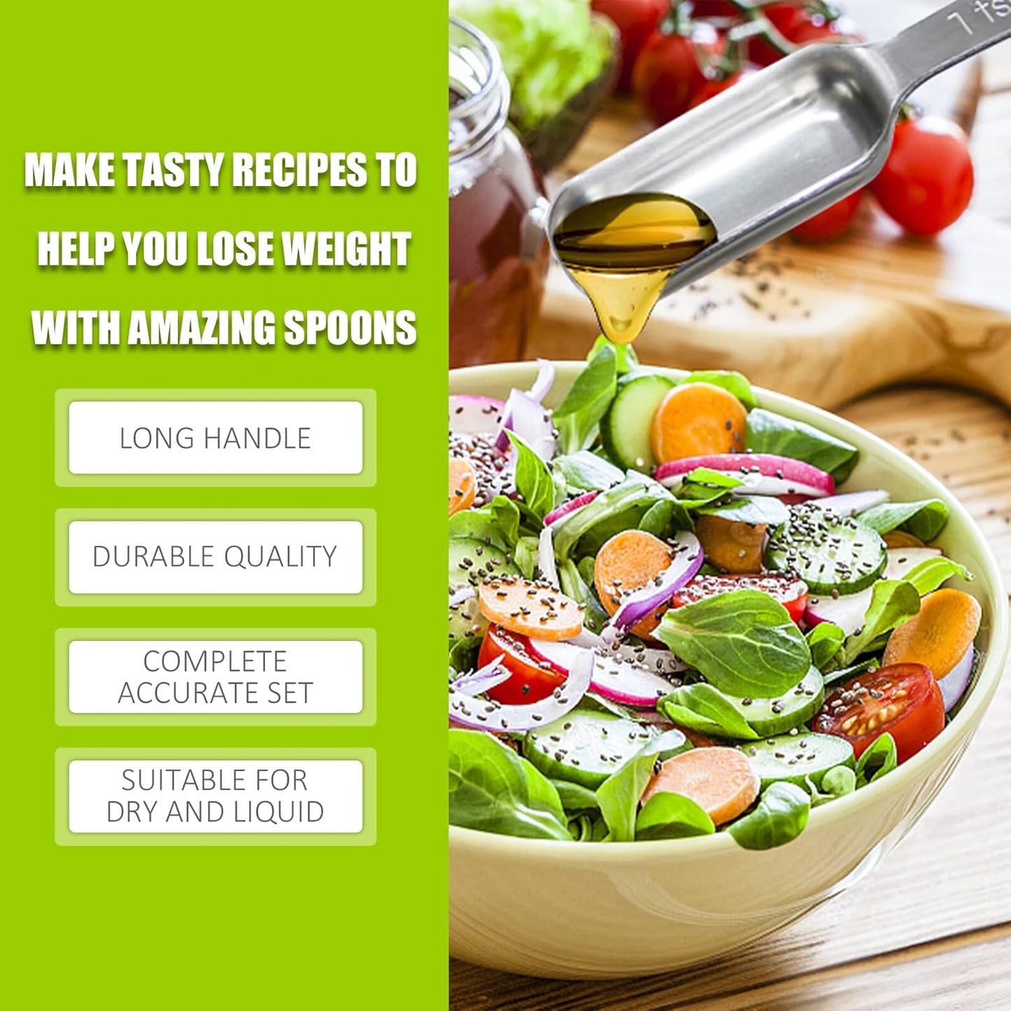 1PCS 3/4Teaspoon (3.75ml) Single Measuring Spoon, Individual Stainless Steel Long Handle Measure Tablespoon Only