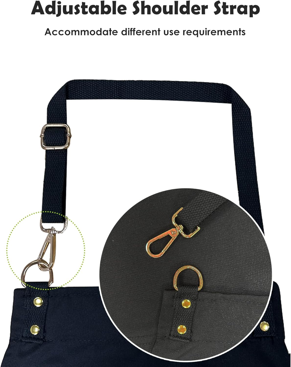 Lisianthus 2 Pack Adjustable Bib Aprons for Women with Pockets, Men's Kitchen Cooking Apron