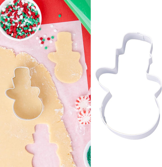 Cookie Cutter Kingdom, Christmas Cookie Cutters, Cookie Cutters Shape, Mold for Cakes Biscuits and Sandwiches (Christmas Snowman)