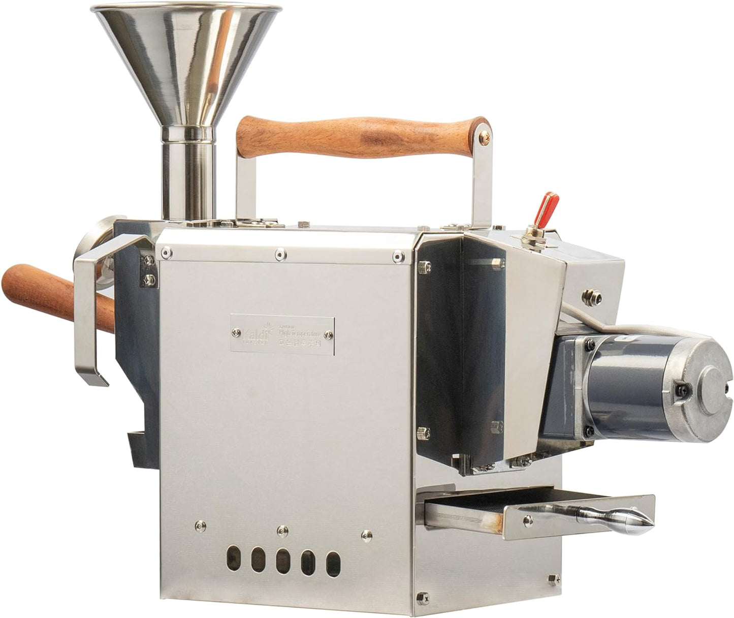 KALDI WIDE Home Coffee Gas Roaster - 300g Capacity with Full Package Accessories. Gas burner required, No thermocouples supported.