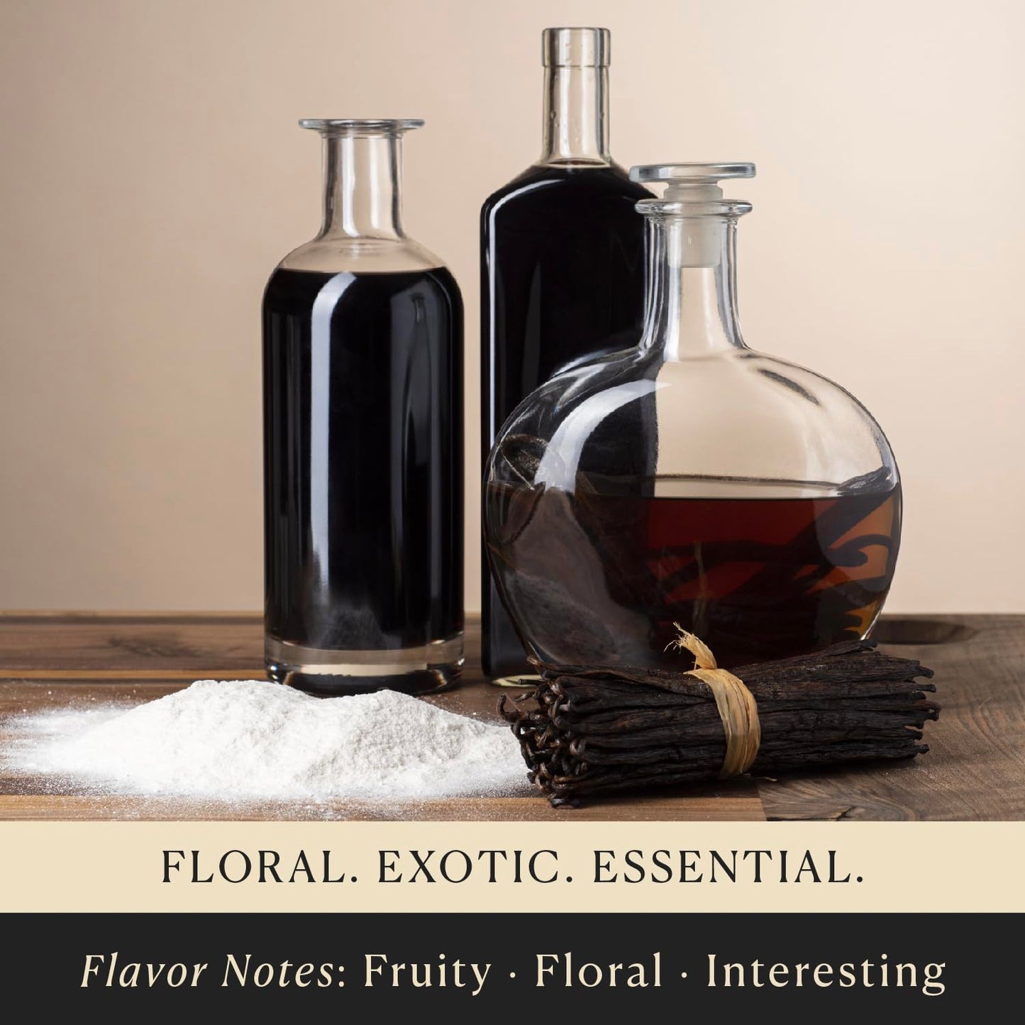 Cook's, Pure Cookie Vanilla Extract, Floral Vanilla Extract for Cakes, Cookies, Pastries, Ice Creams, 32 oz