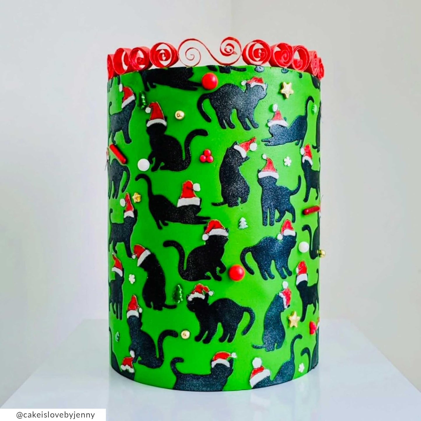 Large and Tall Cake Decorating Stencil (QATU)