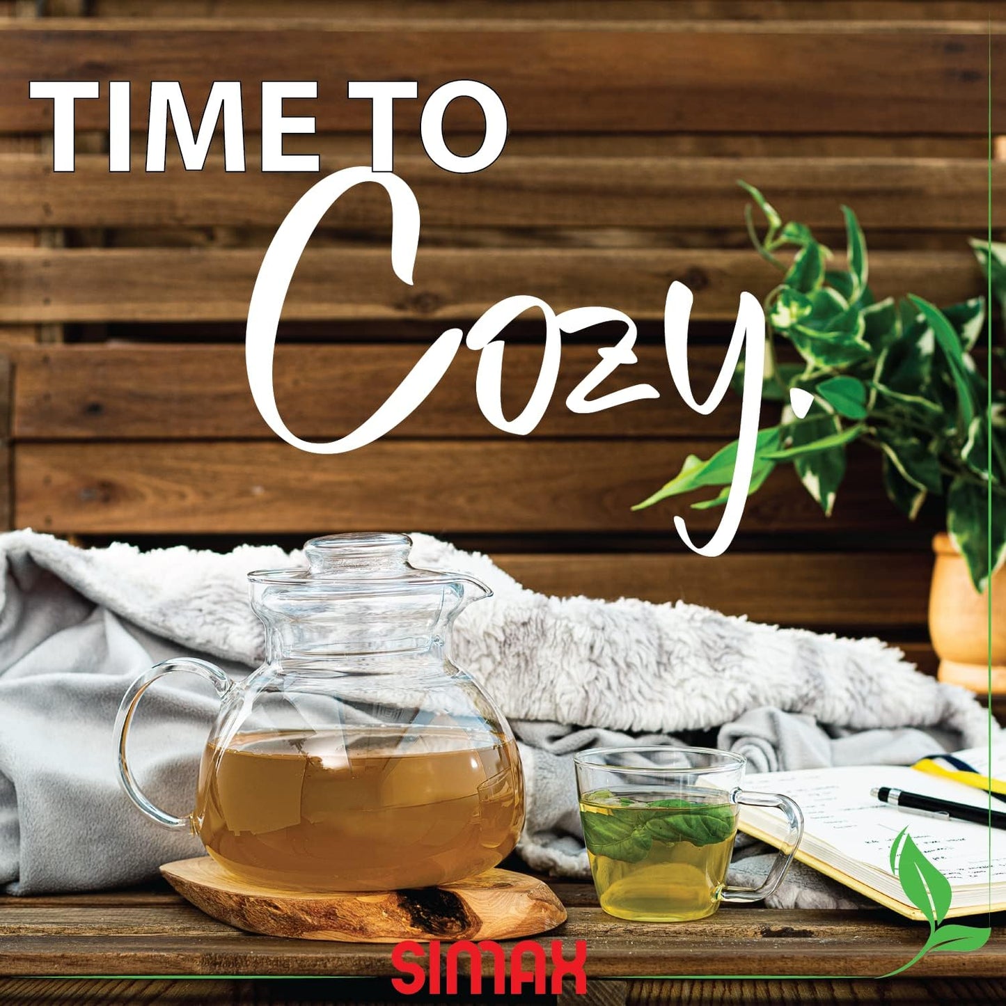 SIMAX Small Clear Glass Coffee Mug Set of 6 - 7 Ounce Heat Safe Borosilicate Tea Cups With Handles for Cappuccino