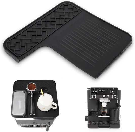 VOCOSTE Top Silicone Mat for Ninja Espresso ES601, Protects Top Surface from Scratches, Grinding Port Unblocked, Anti-Slip, Waterproof, Heat-Resistant, Fit for Ninja Luxe Cafe Accessories