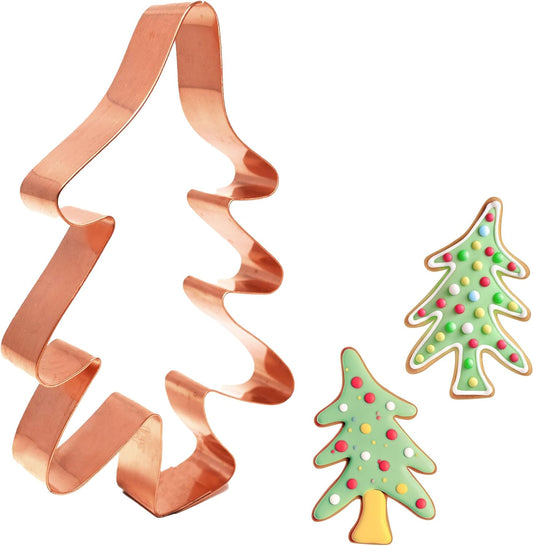 The Fussy Pup Christmas Tree Cookie Cutter, 5 Inch Handcrafted in USA