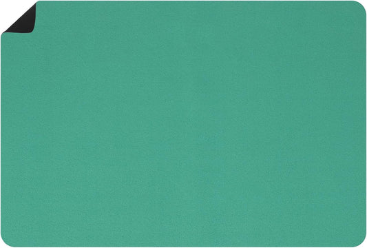 uxcell Silicone Mats for Kitchen Counter, 35.4" x 23.6" Non-Slip Countertop Protector Mat Heat Resistant Coffee Mat Waterproof Table Placemat, Green