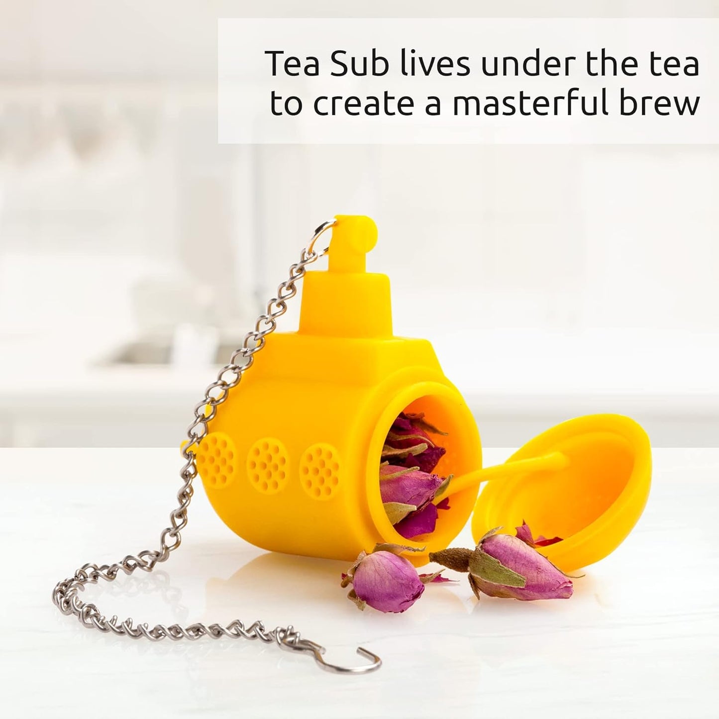 OTOTO Cute Tea Infuser - Loose Leaf Tea Steeper, Tea Accessories, Tea Diffusers, Tea Infuser for Loose Leaf Tea, Tea Strainers, Cute Gifts, Tea Gift Set, Kitchen Gifts, Cooking Gadgets