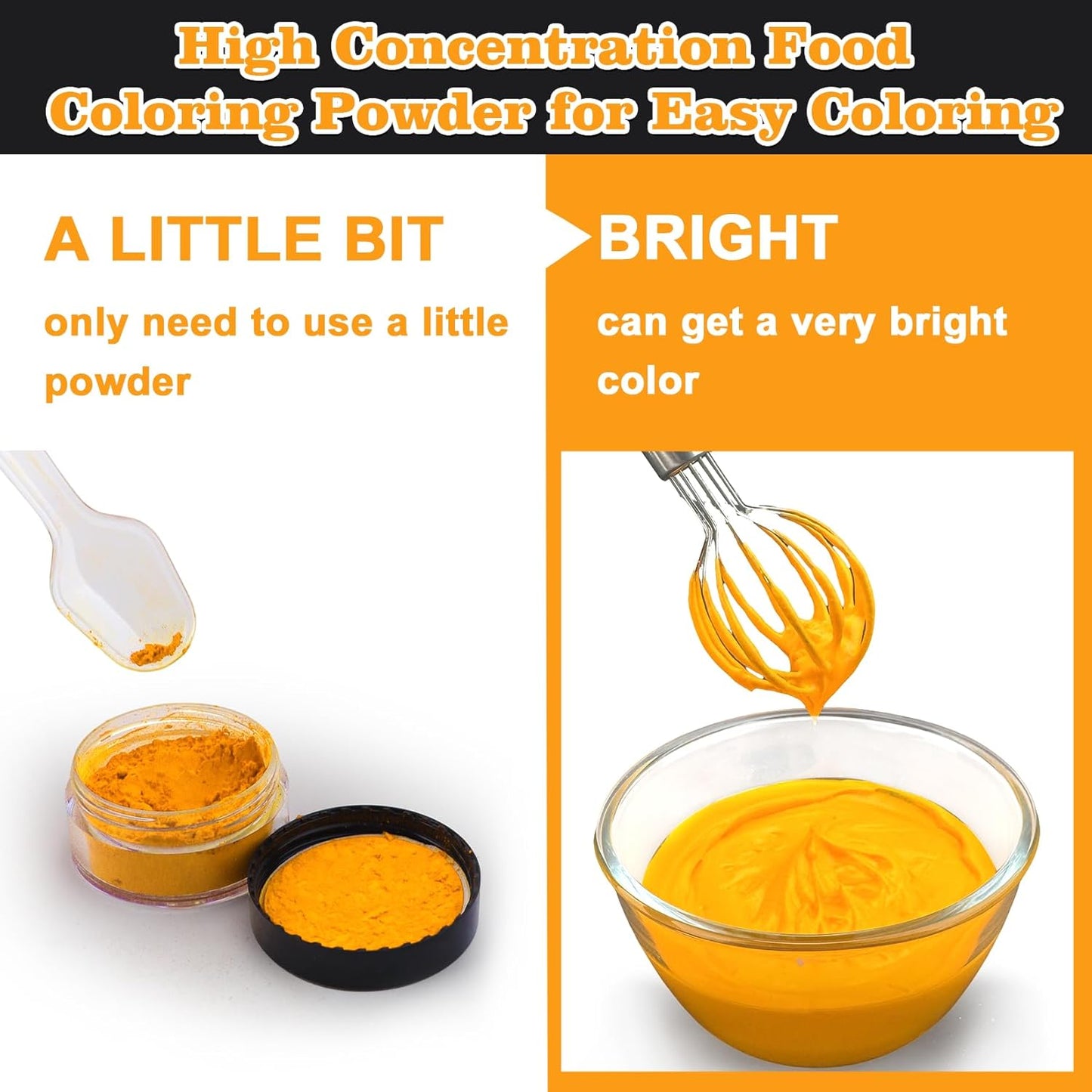 Food Coloring Powder, 18 Colors Powder Food Coloring for Baking, Powdered Edible Food Dye for Cookies, Fondant, Cake Decorating - 4g/Bottle