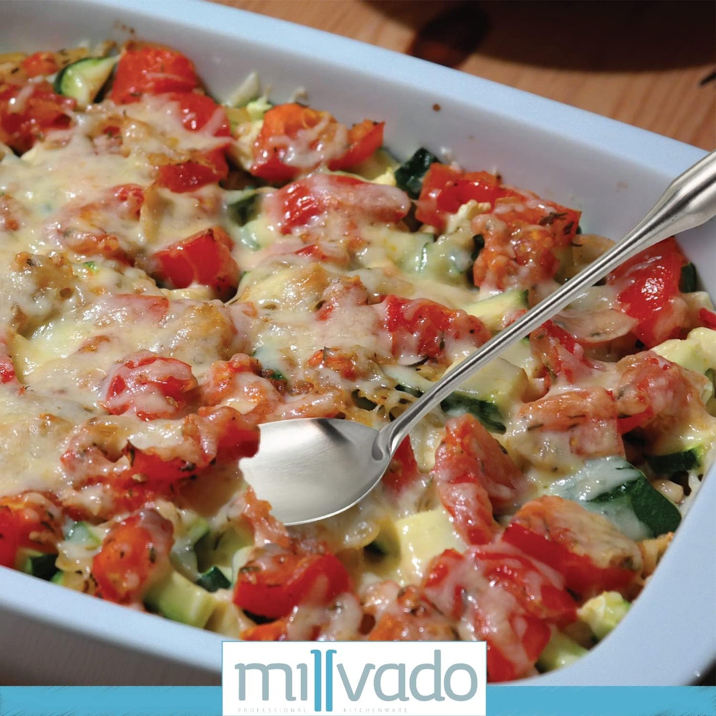 Stainless Steel Big Cooking Spoon, Kitchen Utensils and Gadgets, 15 Inch Large Spoon For for Cooking, Basting, Serving, Dishwasher Safe Metal Utensil, Durable, Solid Construction