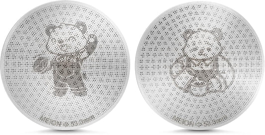 MEION 53.3mm Espresso Puck Screen-2Pack 0.8mm Thickness Espresso Filter Screen, Reusable Metal Coffee Filter for Bottomless Portafilter Basket 54mm, Stainless Steel Coffee Puck Screen