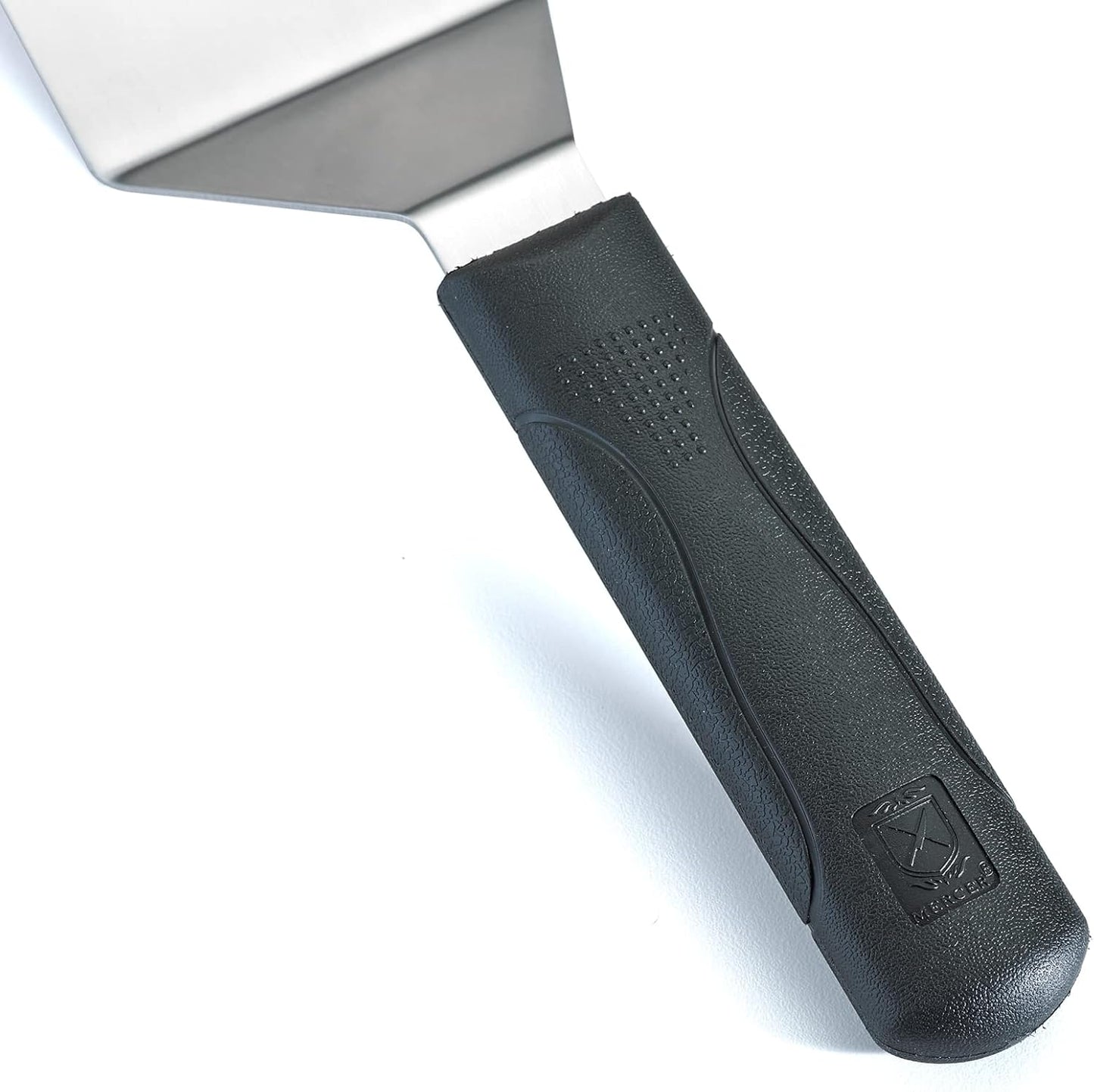 Mercer Culinary Millennia Turner/Spatula, 8 Inch x 3 Inch Blade, Black Handle