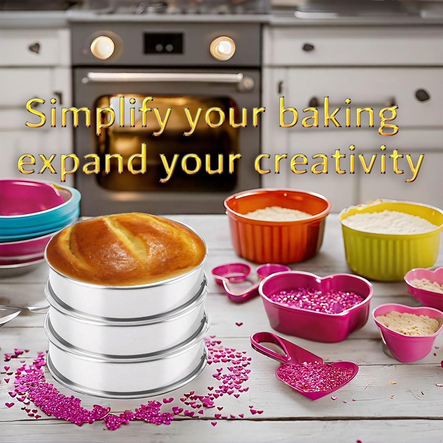 12packs Crumpet Rings 4 Inch English Muffin Rings Stainless Steel Double Rolled Nonstick Metal Round Tart Ring Molds for Cookie Cooking Baking