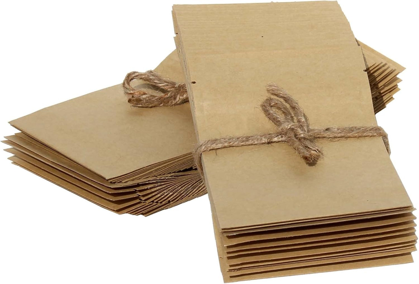 2 oz Stand up Zipper Pouch Bag - FDA and USDA Compliant Heavy Barrier 4X6X2 Inch (100, Natural Kraft)