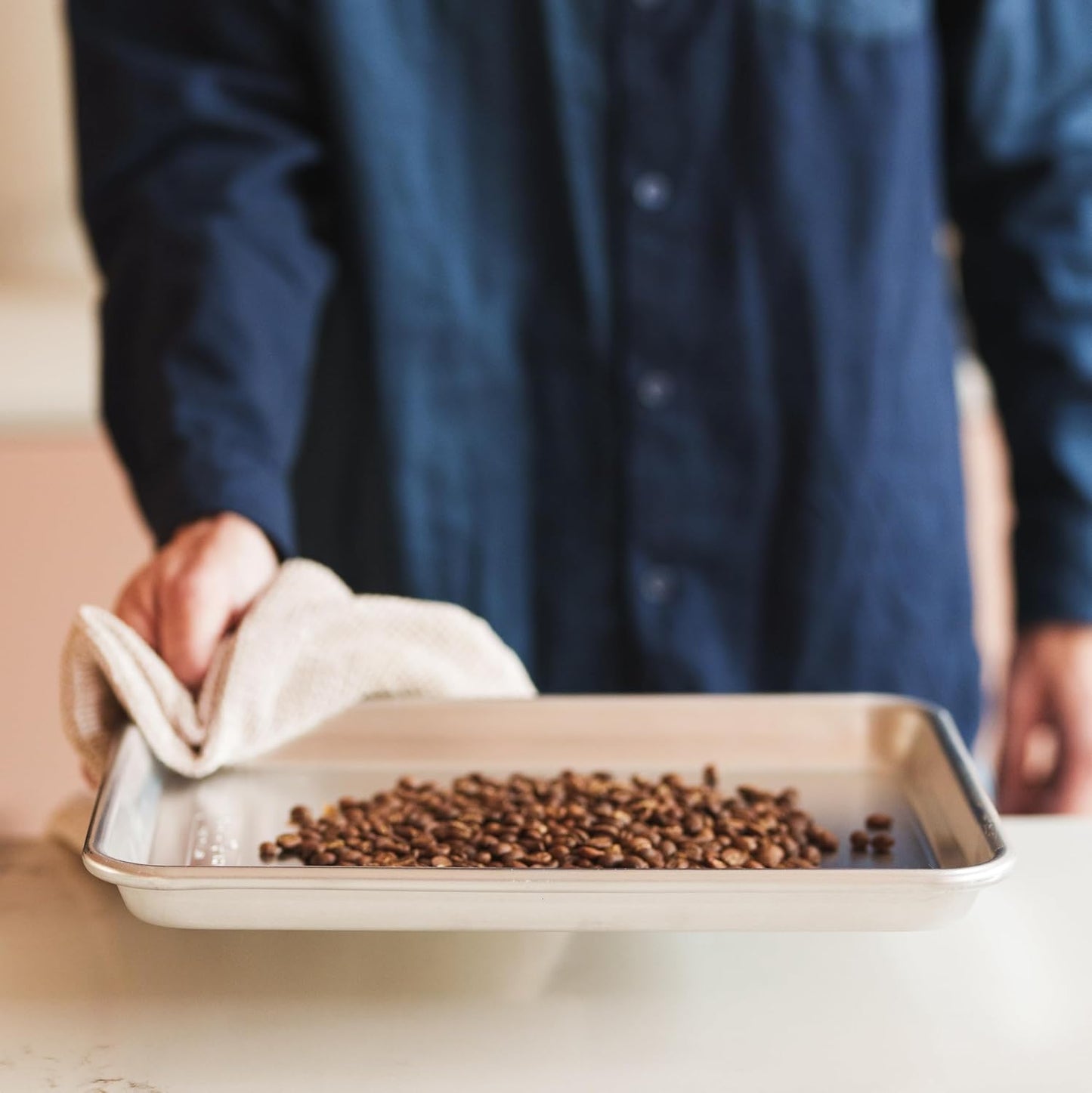 Coffee Roasting Kit by OurHands - Learn to Roast Green Coffee at Home with Your Oven - Includes 6 Varieties of Unroasted Coffee, Detailed Instructions and Coffee Roasting Tools