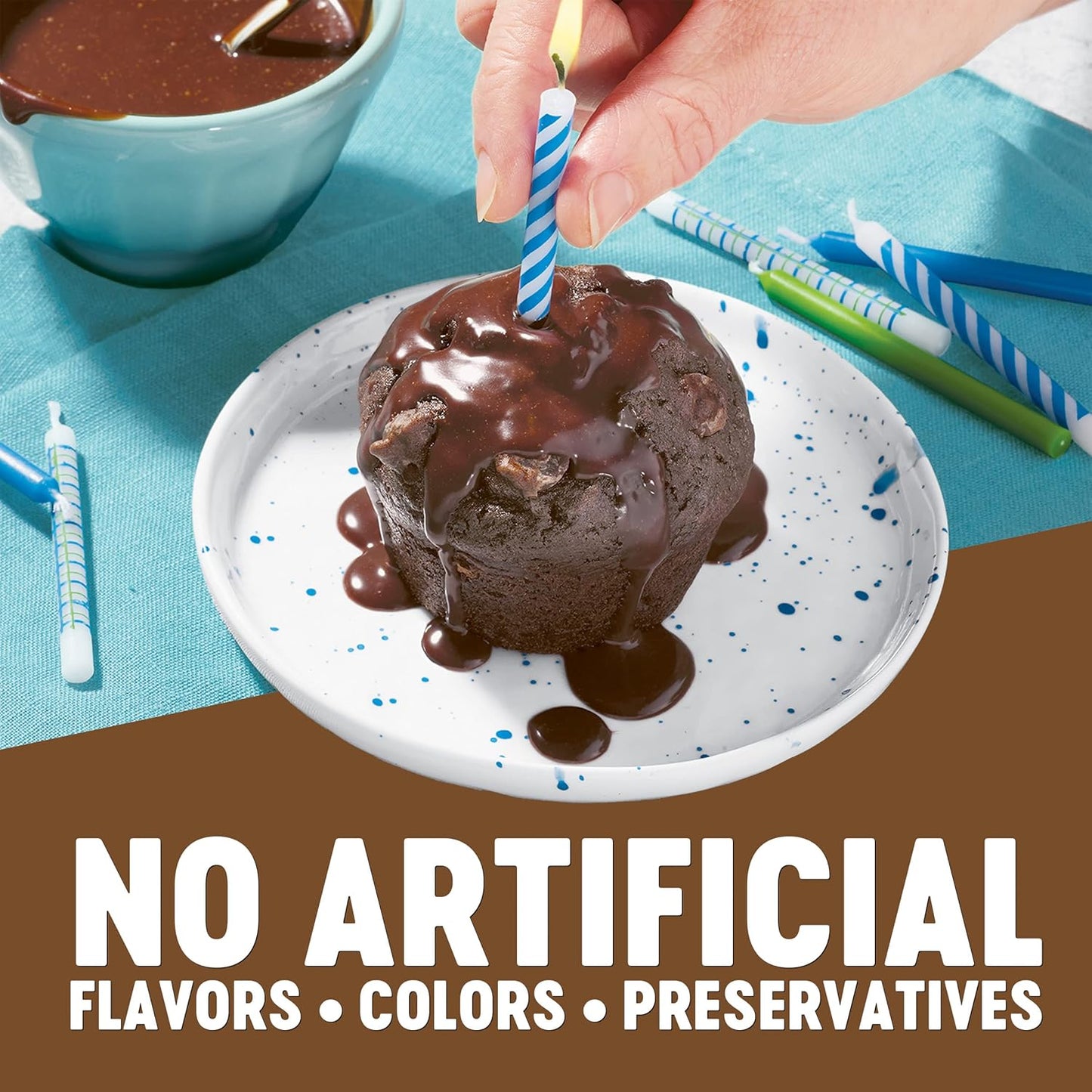 Krusteaz Muffin Mix, Double Chocolate Muffin Mix, Made with Real Chocolate Chips & No Artificial Flavors, Colors or Preservatives, 20 OZ Box (Pack of 2)