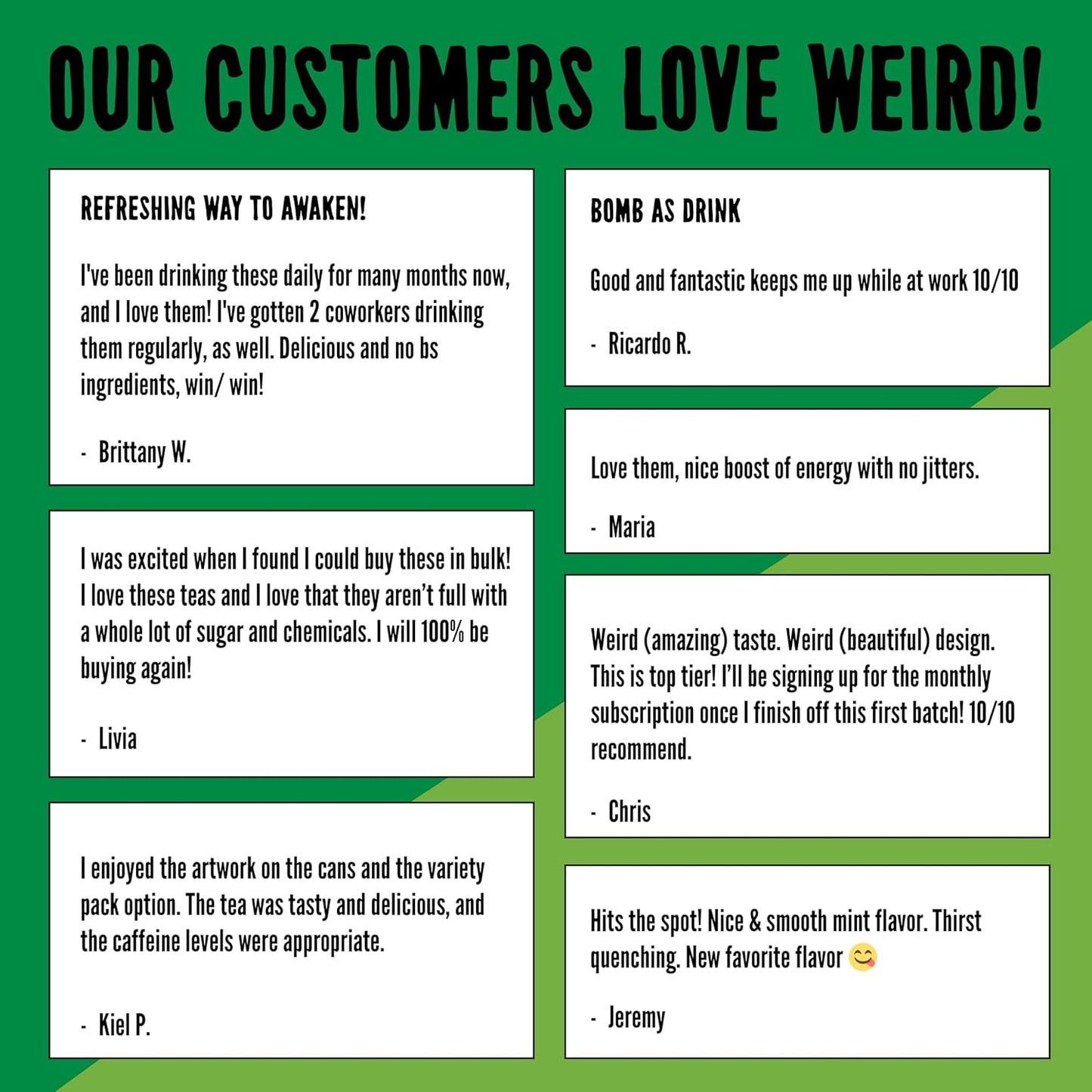 Drink Weird Organic Mystical Mint Yerba Mate – 16oz Cans, 160mg Organic Caffeine, Pack of 12 – Grateful Dead Collab, Clean Energy Drink Alternative