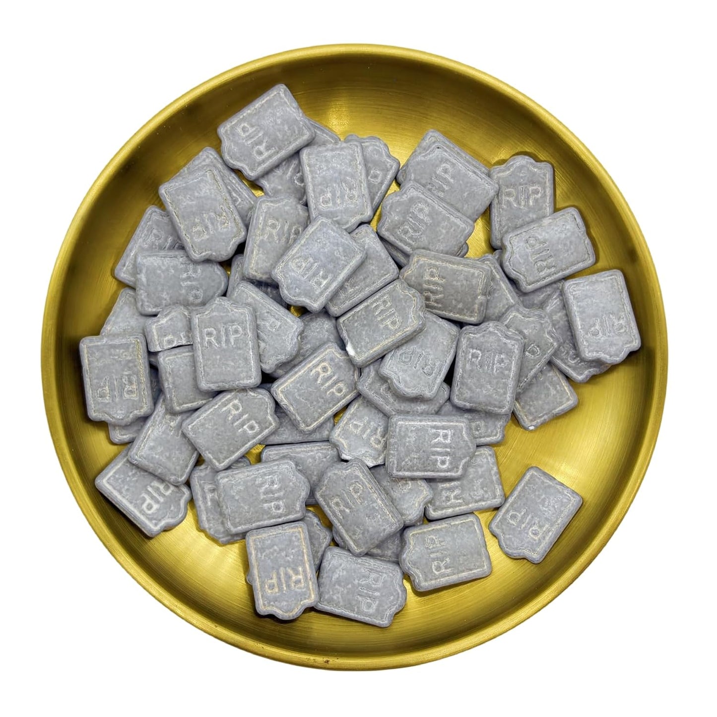 Dynastang Gravestones Sprinkles Halloween Edible Gravestone Cake Decoration Cupcake Toppers Cookie Decorating Perfect for Cakes, Cupcakes, Desserts Toppings 3OZ