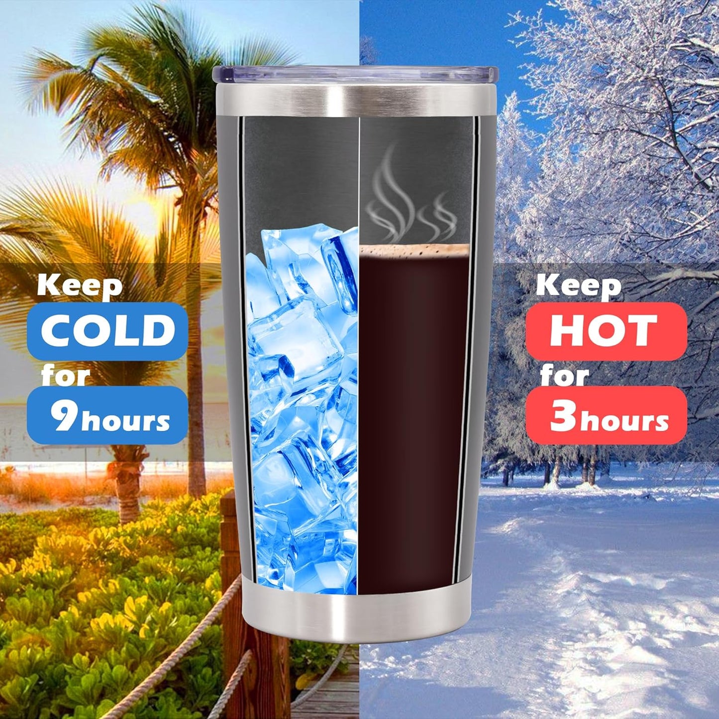 20oz Tumbler Bulk Stainless Steel Tumblers with Lid Vacuum Insulated Double Wall Travel Coffee Mug Powder Coated Tumbler Cup for Hot and Cold Drinks(Grey, 12 pack)