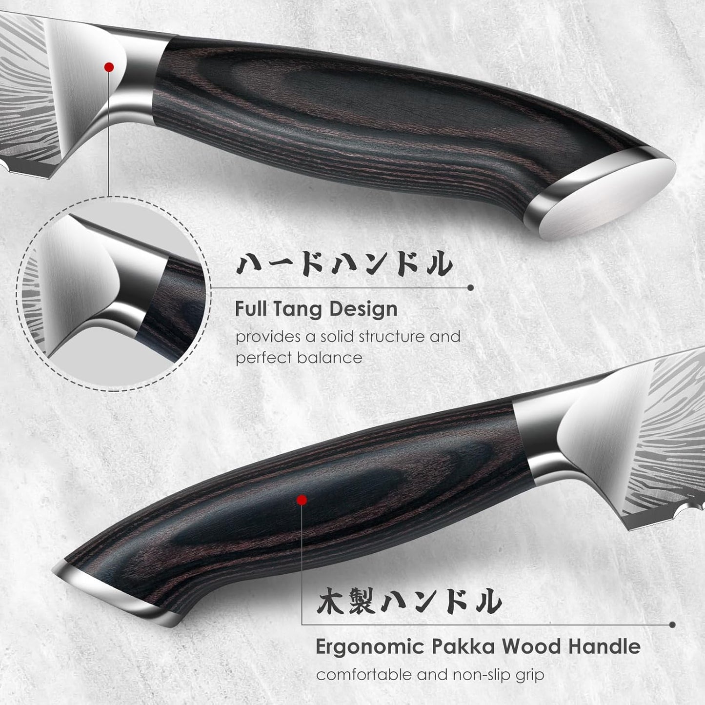 SHAN ZU 10 inch Bread Knife in Powder Steel, Serrated Bread Knife for Homemade Bread Sourdough Ultra Sharp Bread Slicer Knives with Ergonomic Pakkawood Handle for Sourdough, Turkey and Fruit