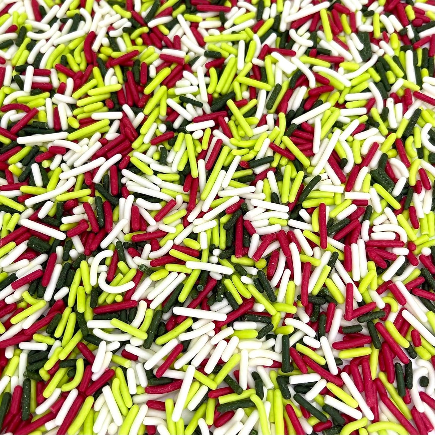 Manvscakes, Natural Christmas Sprinkles, No Artificial Dyes, Gluten Free, Holiday Cookies, Edible, Christmas Cake Decorations, 3 ounces, Nut Free, Baking