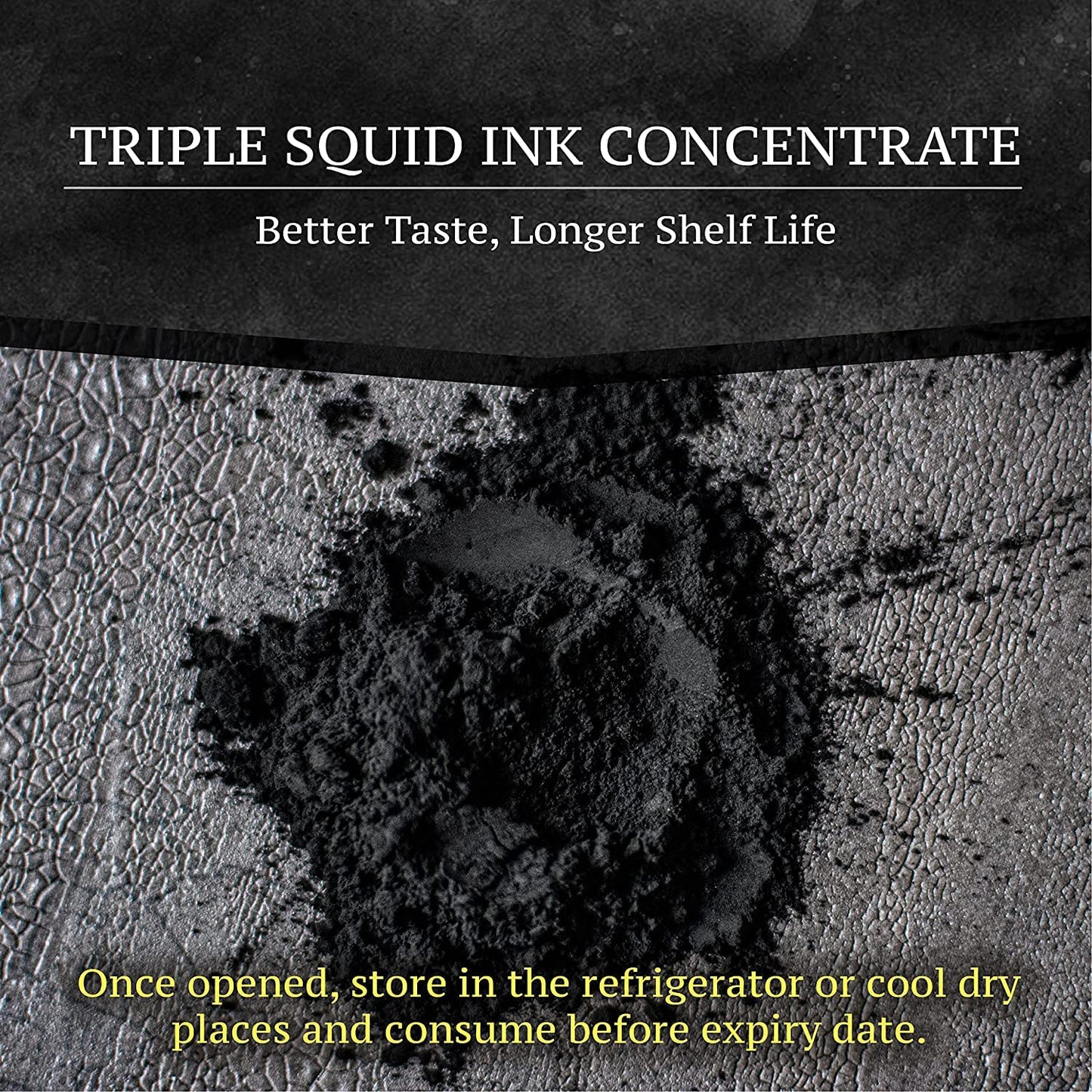 Black Hut Squid Ink Powder, Food Coloring for Rice Noodles Pasta Spaghetti Risotto, Nero Di Seppia, Tinta de Sepia, Halal Certificate, Contains Molluscs, 1.76oz / 50g (Pack of 1)