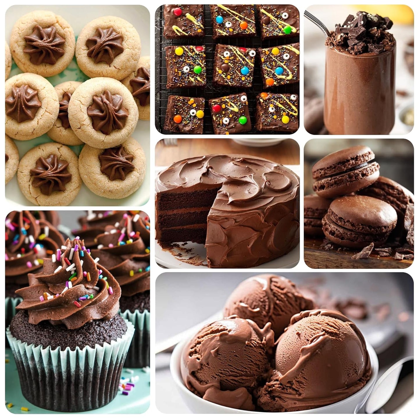 Gel Food Coloring - 4.5oz Vivid Food Coloring Gel for Baking, Cake Decorating, Cookie, Fondant, Macaron - Tasteless Concentrated Edible Food Color Dye for Icing, Slime, Drinks, DIY Crafts (Brown)