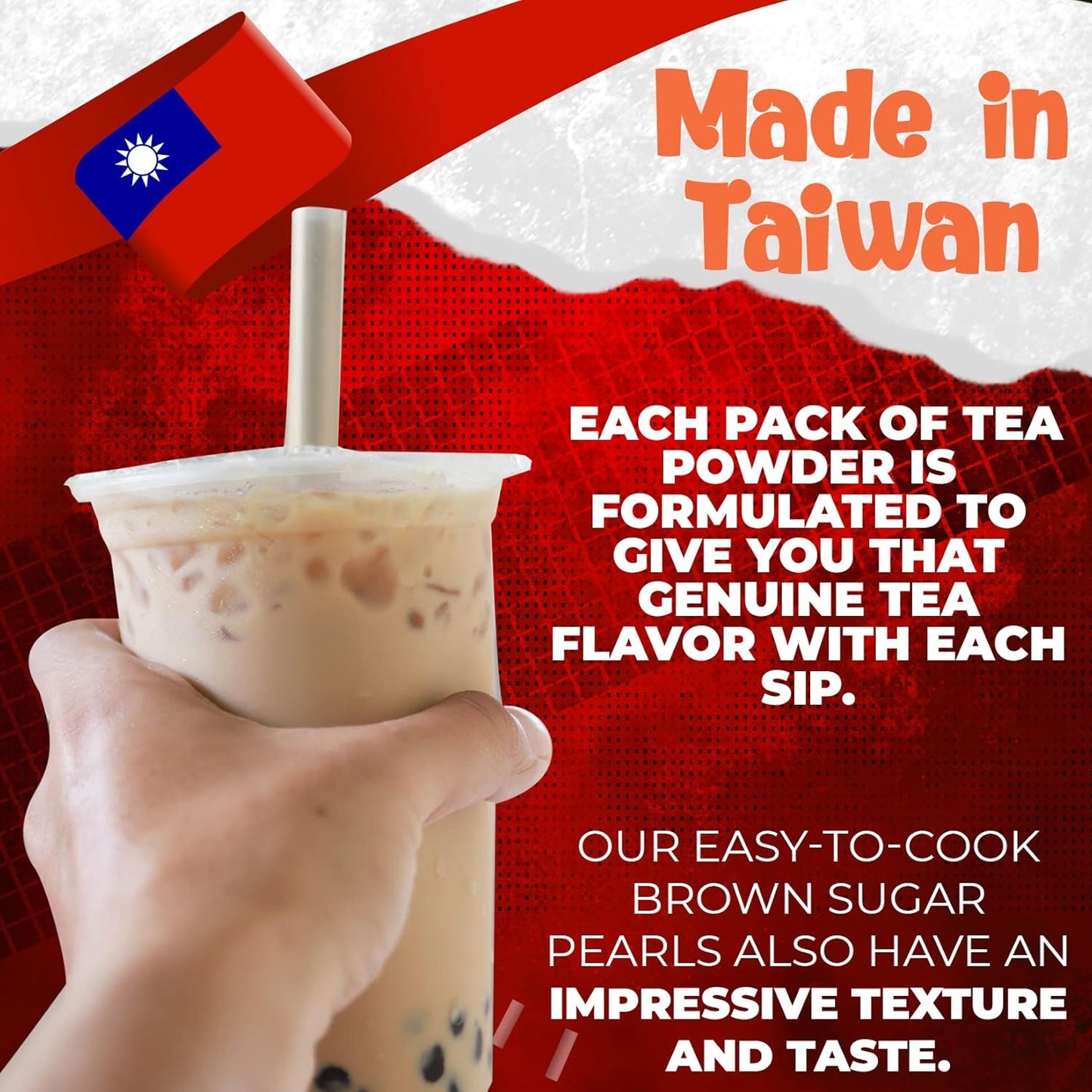 Fusion Select 5 Packs Taro, Mango, Honeydew, Strawberry Bubble Tea Kit Set With Extra Rich Tapioca Pearls, Straws