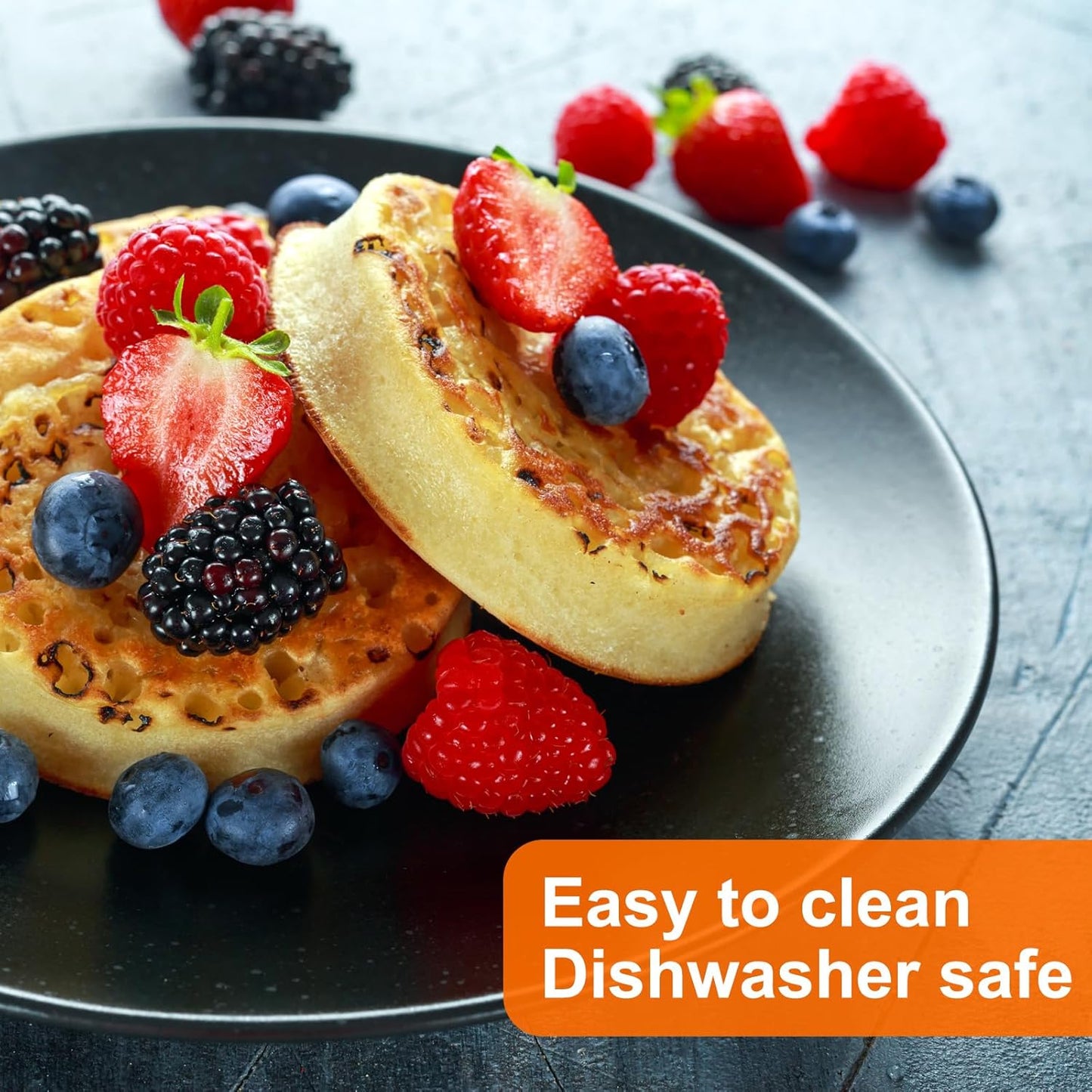 HARFINGTON Round Cake Ring 5.9 x 1 Inch Seamless Stainless Steel Pastry Mousse Dessert Ring Mirror Coating for Baking Cooking English Muffins Crumpet Making Tool