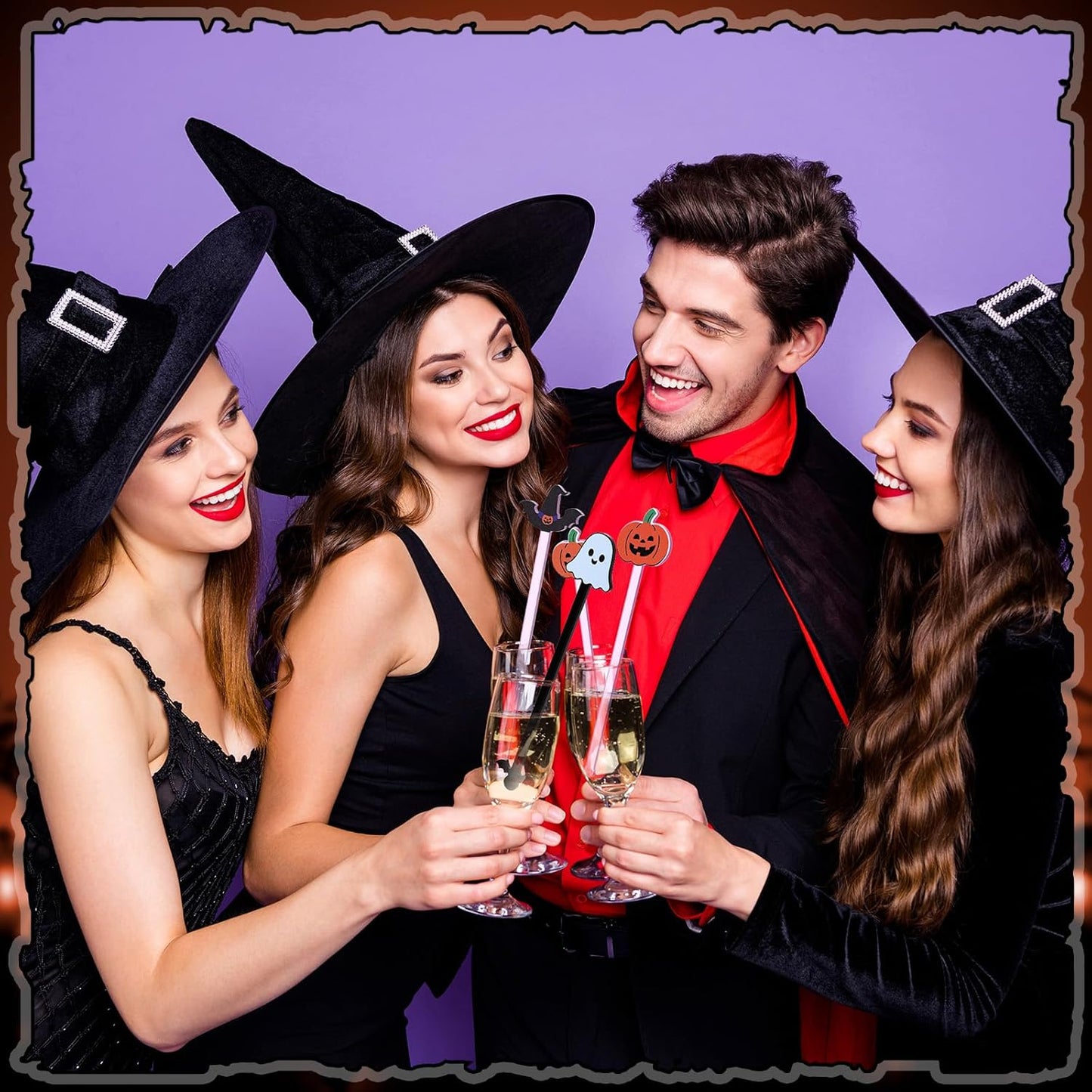 Remerry 18 Pcs Halloween Swizzle Sticks 6.7 Inches Halloween Reusable Stir Sticks Acrylic Drink Stirrers Pumpkin Ghost Witch Cocktail Coffee Stirrers Bulk for Coffee Bar Milk Party Decor(Mixed)