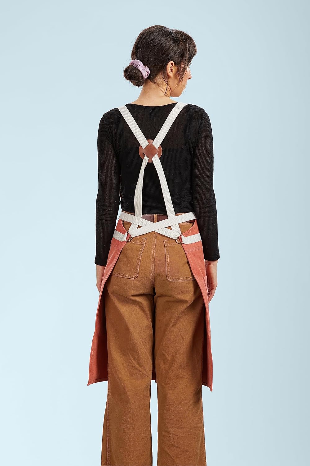 Caldo Split Leg Apron (Terracotta)