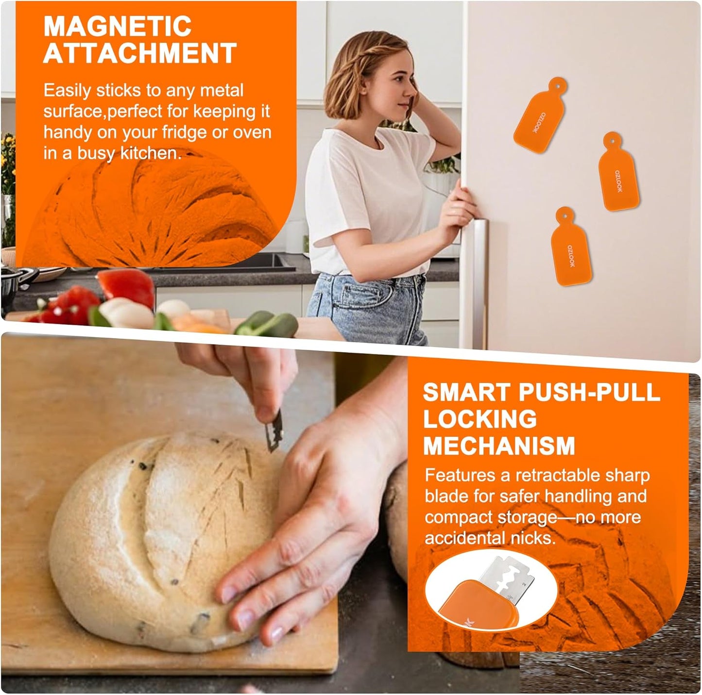 Sourdough Starter Kit,34oz Sourdough Starter Jar,2 X Cotton Rope Banneton Bread Proofing Basket with Bread Lame, Scraper,Sling, Dough Whisk,Perfect Gifts for Bakers Sourdough Bread Baking Supplies