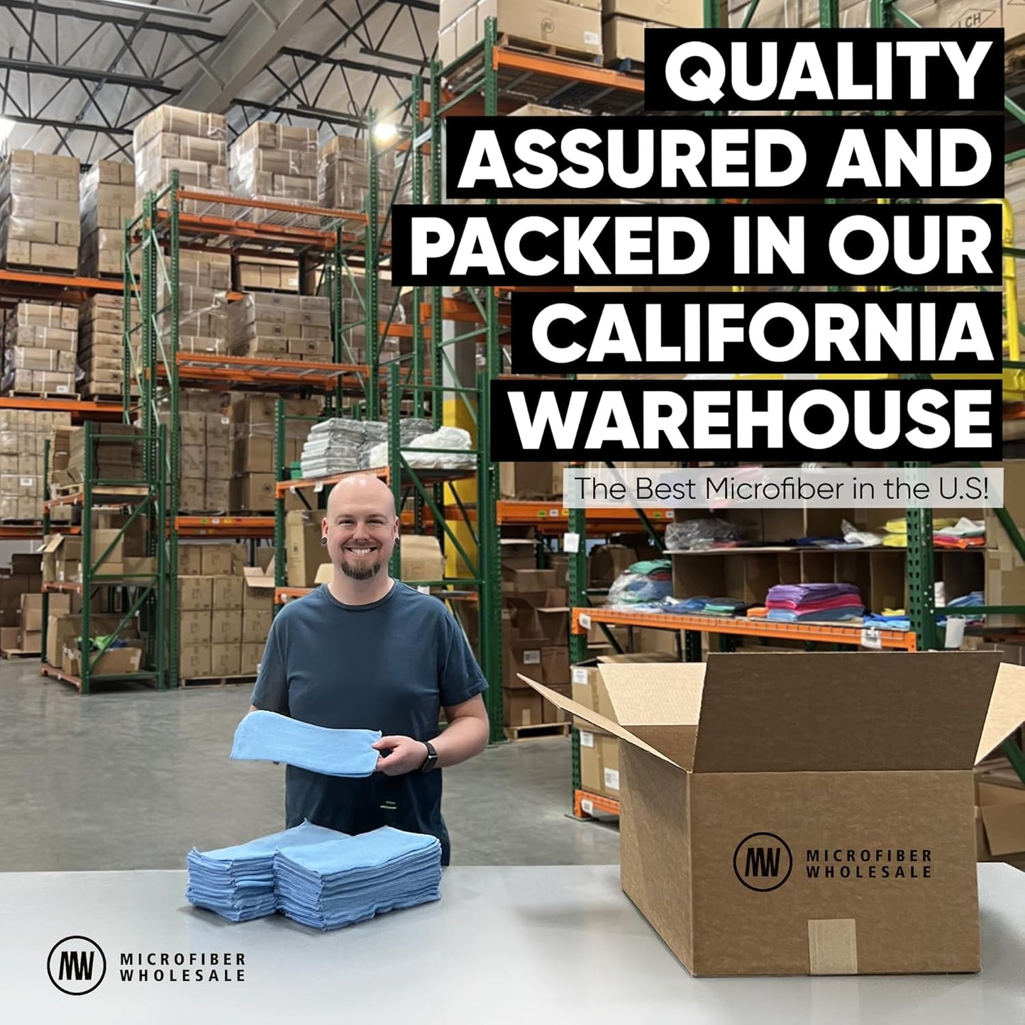 12" x 12" Microfiber Cleaning Cloths (50 Pack) - Reusable Towels, Wash Rags, Dust Cloth, All-Purpose: Kitchen, Dish, Cars, Shop, Glass (Red)