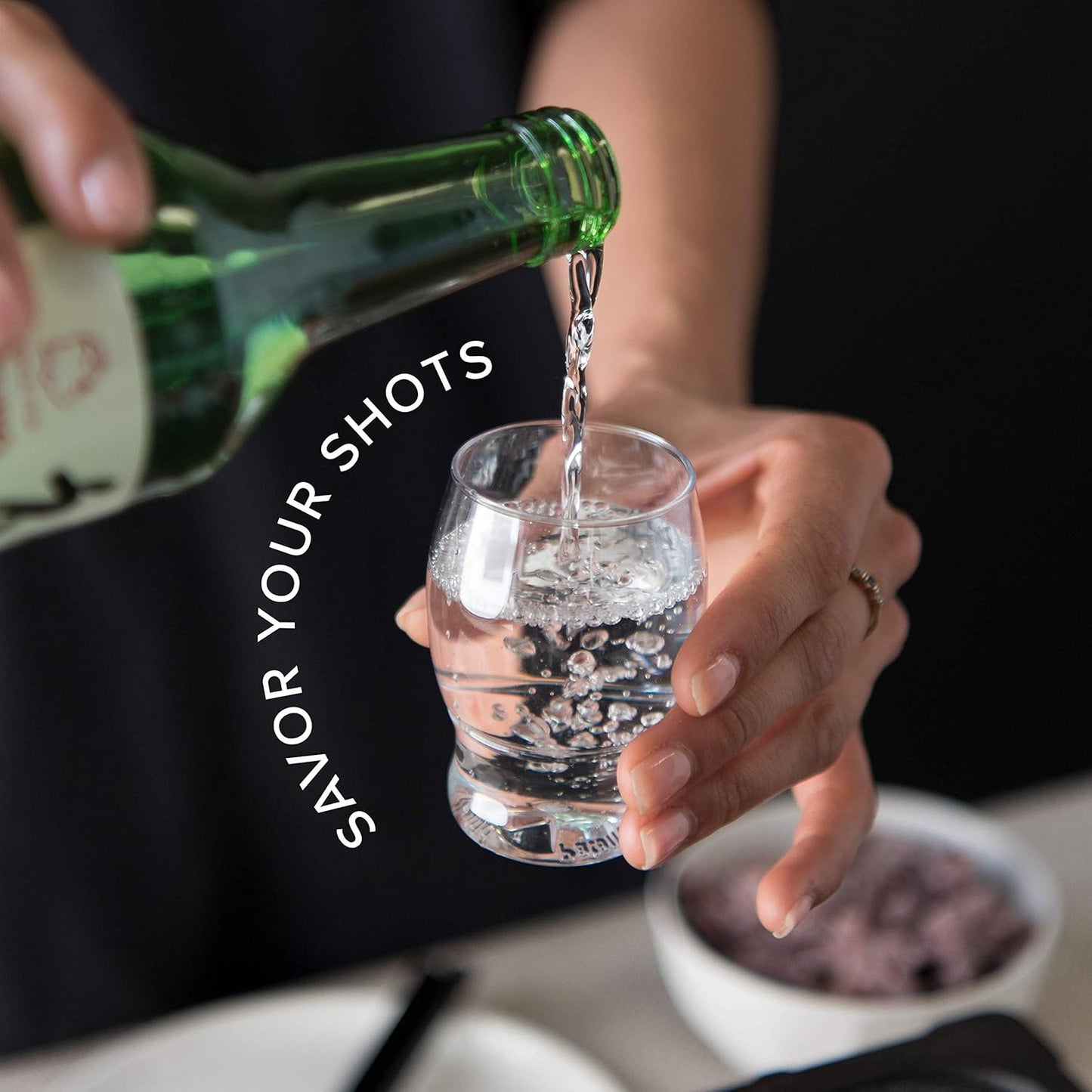 TOSSWARE POP 4oz Taster SET OF 48, Premium Quality, Recyclable, Unbreakable & Crystal Clear Plastic Shot Glass, 48 Count (Pack of 1)