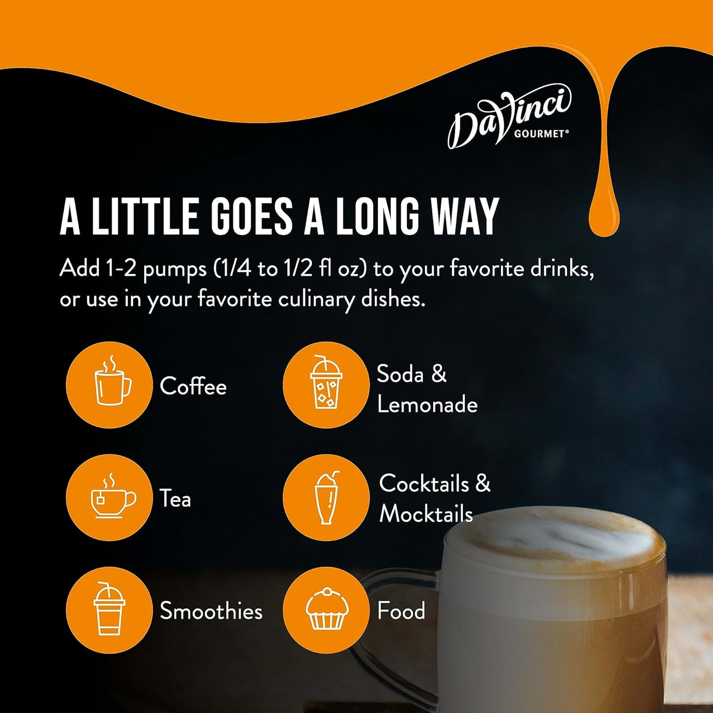 DaVinci Gourmet Classic Blue Raspberry, 25.4 Fluid Ounces (Pack of 1)