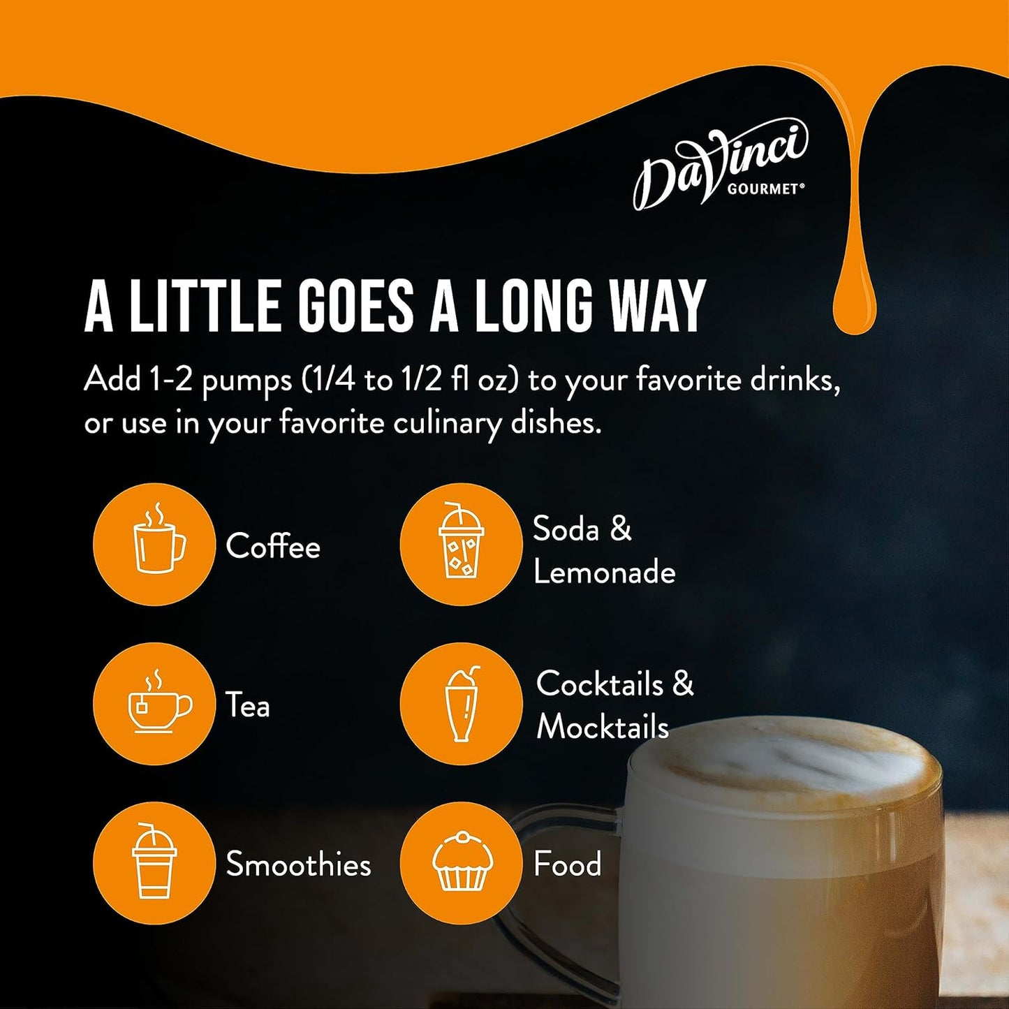 DaVinci Gourmet Classic Toasted Marshmallow Syrup, 25.4 Fluid Ounces (Pack of 4)