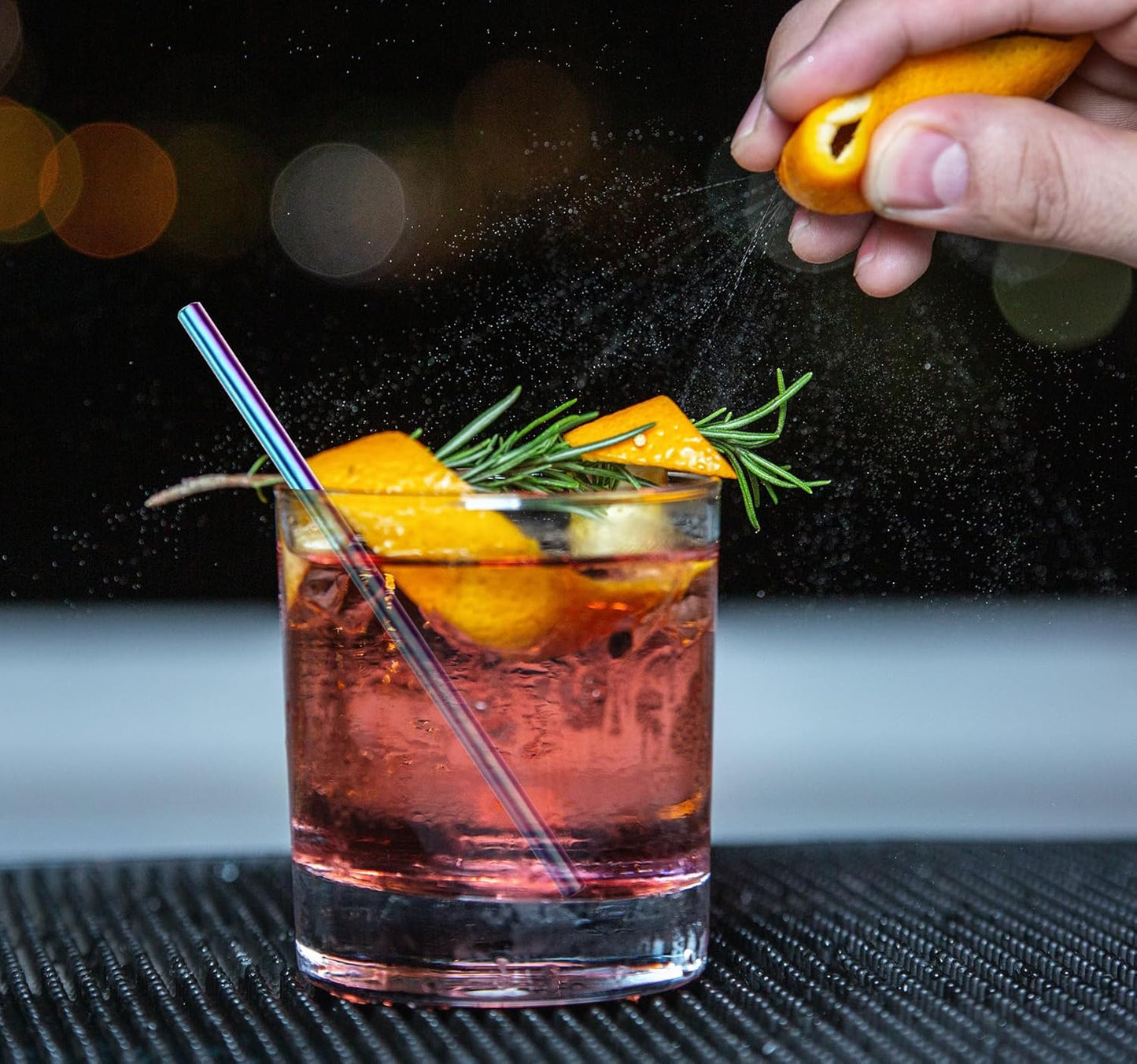 Stainless Steel Straws Short Small Mini Metal Kids 6 Inch Drinking Straw Reusable for Cocktails Coffee Mugs Goblets Bar Party Home Office Restaurant with Cleanning Brush, Colorful 8Pcs