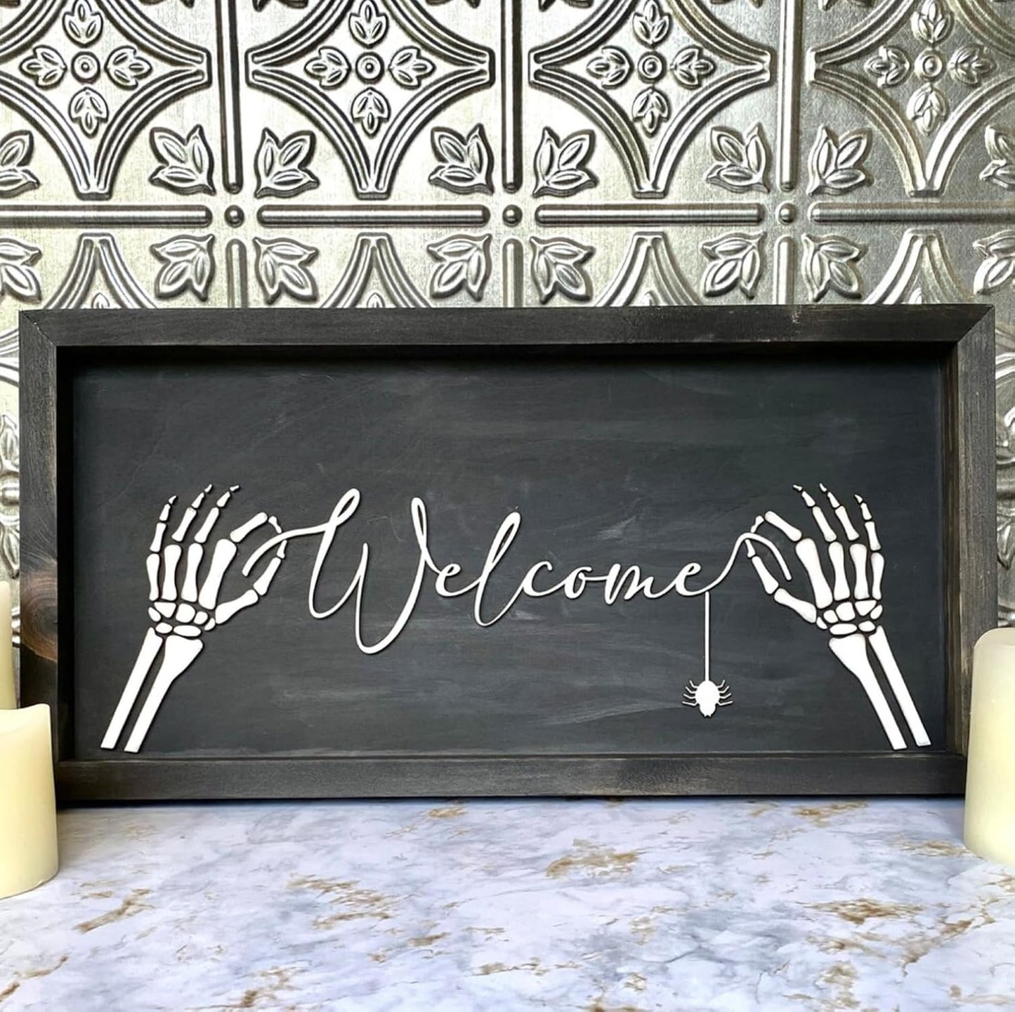 Halloween Stencils Skeleton Boo Ghost Stencil Reusable Halloween Stencils for Painting on Wood Sign Door Mats Fabrics DIY Crafts Decor