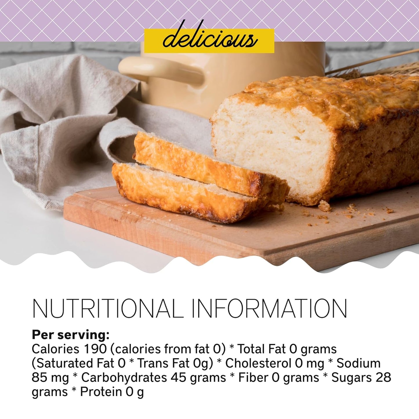 Southern Living Meyer Lemon Pound Cake Mix, Gourmet, Moist, Buttery Flavor with Easy Glaze, Perfect for 8-12 Servings, 1 Box