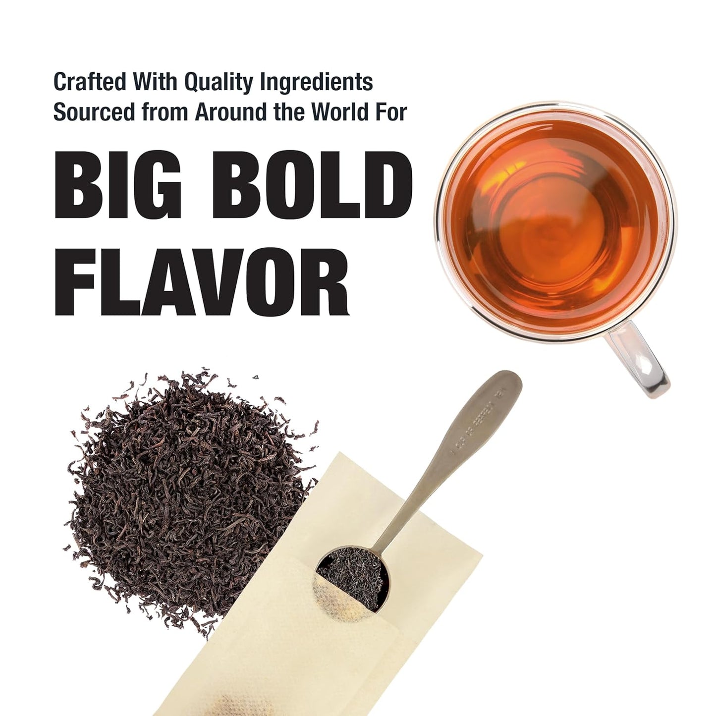 Tiesta Tea - Royal Breakfast, Loose Leaf, Classic English Black Tea, Premium High Caffeine Hot & Iced, Brews up to 200 Cups, 16oz Resealable Bulk Pouch