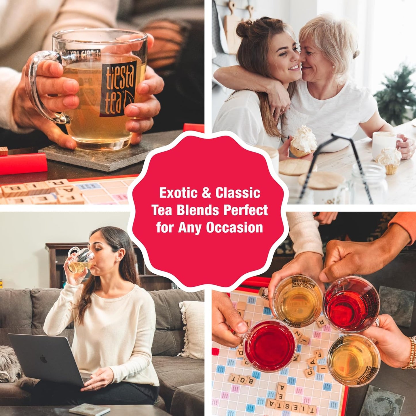 Tiesta Tea - Royal Breakfast, Loose Leaf, Classic English Black Tea, Premium High Caffeine Hot & Iced, Brews up to 200 Cups, 16oz Resealable Bulk Pouch