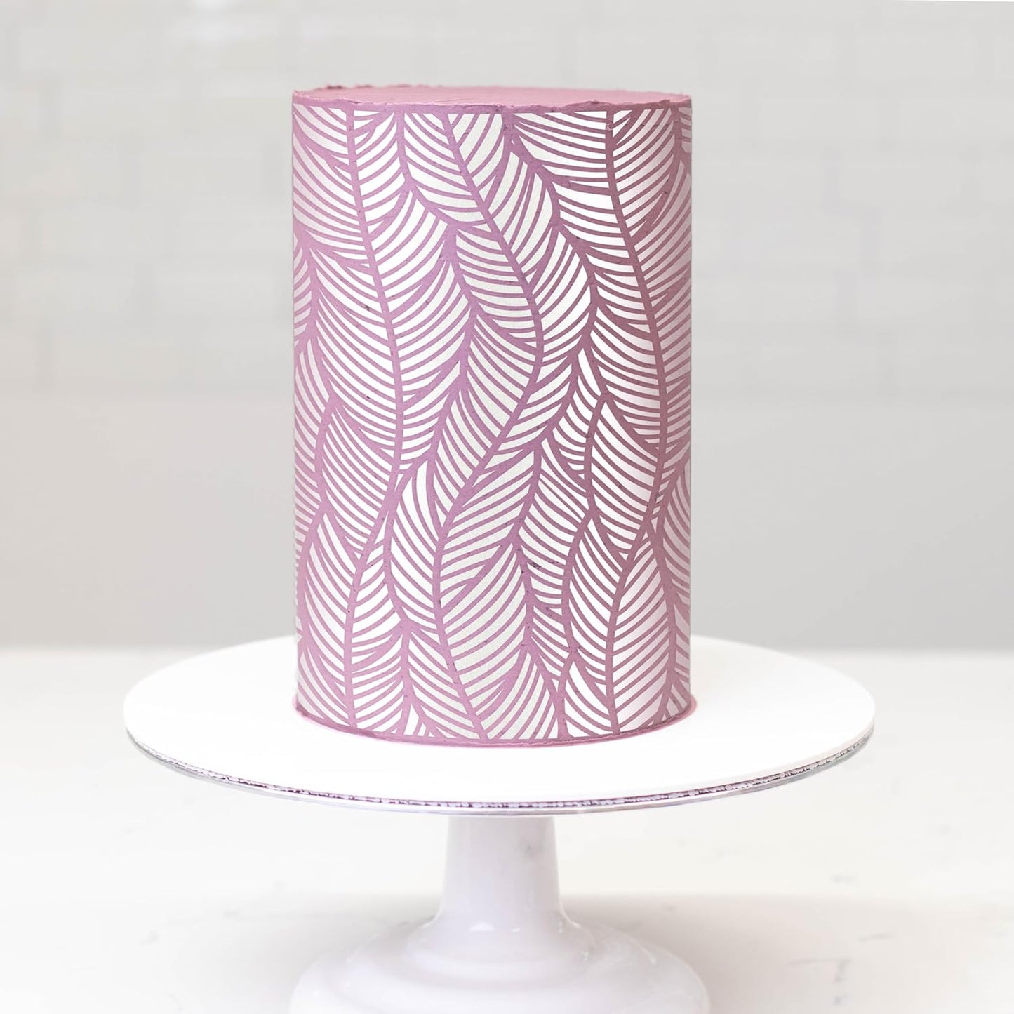 Stacking Leaf Large Cake and Baking Decorating Stencil (ELLEA)