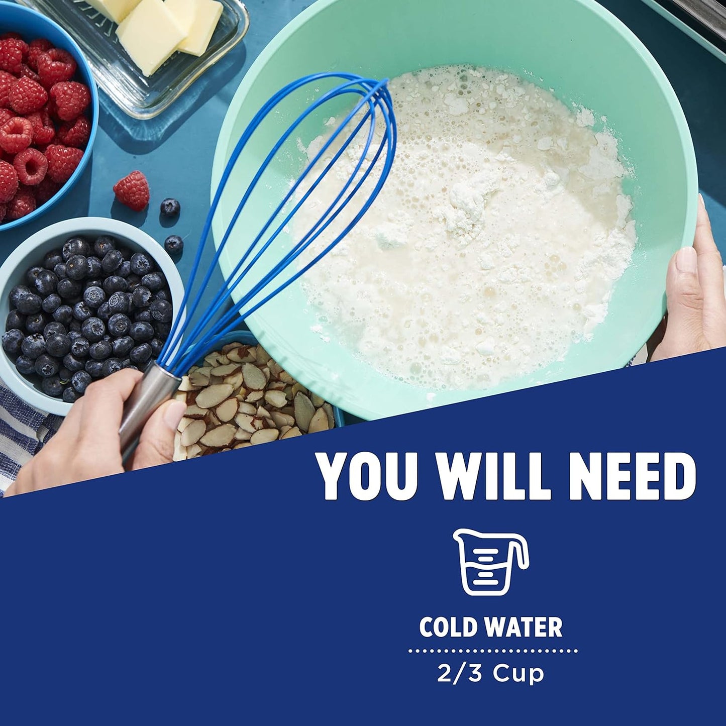 Krusteaz Light & Fluffy Complete Pancake Mix, Blueberry 25.2 Ounce (Pack of 3)